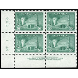 canada stamp 294 oil wells 50 1950 PB LL %231 017