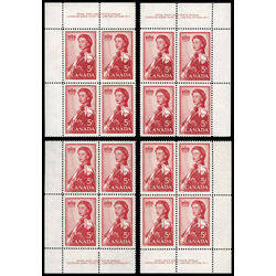 canada stamp 386 queen elizabeth ii 5 1959 PB SET %231