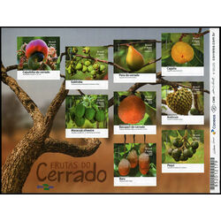 brazil stamp 3340 fruit 2016