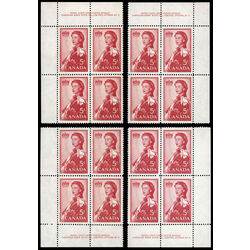 canada stamp 386 queen elizabeth ii 5 1959 PB SET %232