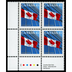 canada stamp 1362 flag over building 45 1998 PB LL