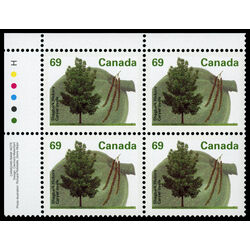 canada stamp 1369 shagbark hickory 69 1994 PB UL