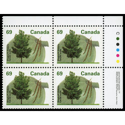 canada stamp 1369i shagbark hickory 69 1995 PB UR