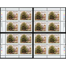 canada stamp 1370 american chestnut 71 1995 PB SET