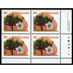 canada stamp 1373i westcot apricot 88 1994 PB LR