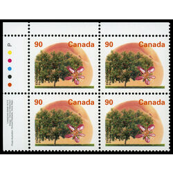 canada stamp 1374 elberta peach 90 1995 PB UL