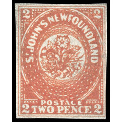 newfoundland stamp 17 pence third issue 2d 1861 M VFNG 013