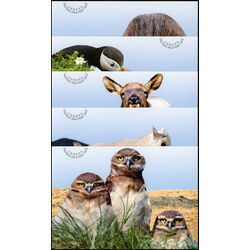 canada stamp prepaid postage cards ux367 71 baby wildlife definitives 2014