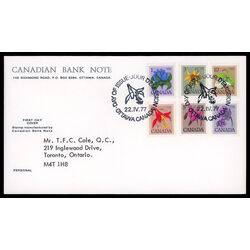 canada stamp 705 11 fdc floral definitives 1977 FDC CBN 001