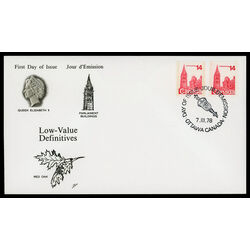 canada stamp 715 houses of parliament 14 1978 FDC PC 015