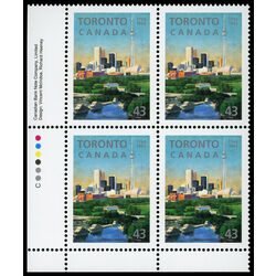 canada stamp 1484 founding of toronto 43 1993 PB LL