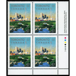 canada stamp 1484 founding of toronto 43 1993 PB LR