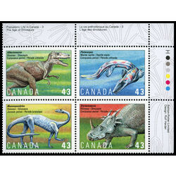 canada stamp 1498a prehistoric life in canada 3 1993 PB UR