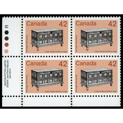 canada stamp 1081iii linen chest 42 1987 PB LL