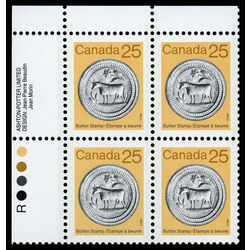 canada stamp 1080 butter stamp 25 1987 PB UL