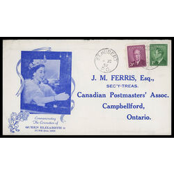 canada stamp 286 king george vi 3 1949 FDC EVENT 009