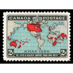 canada stamp 86b imperial penny postage christmas 2 1898 M VF 036