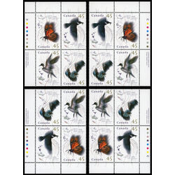 canada stamp 1566a migratory wildlife 1995 PB SET