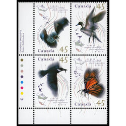 canada stamp 1566a migratory wildlife 1995 PB LL