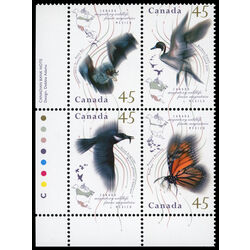 canada stamp 1567a migratory wildlife 1995 PB LL