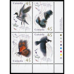 canada stamp 1567a migratory wildlife 1995 PB LR