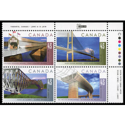 canada stamp 1573a bridges 1995 PB UR