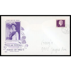 canada stamp 403 queen elizabeth ii 3 1963 FDC 007