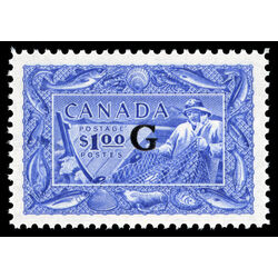 canada stamp o official o27 fisherman 1 00 1951 M VFNH 005