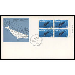 canada stamp 814 bowhead whale 35 1979 FDC UR