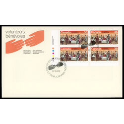 canada stamp 1132 canadian volunteers 36 1987 FDC LL