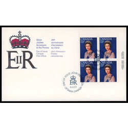 canada stamp 704 queen elizabeth ii 25 1977 FDC UR