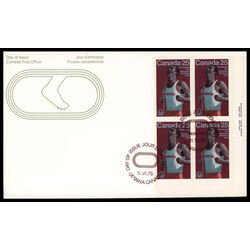 canada stamp 665 marathon 25 1975 FDC LR