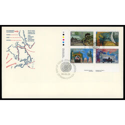 canada stamp 1107a exploration of canada 1 1986 FDC LL