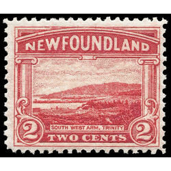 newfoundland stamp 132 south west arm trinity 2 1923