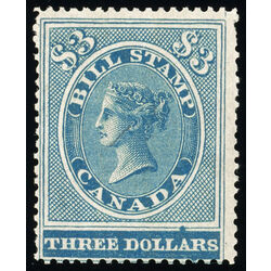 canada revenue stamp fb17 first bill issue 3 1864