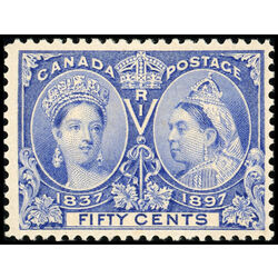 canada stamp 60 queen victoria diamond jubilee 50 1897 M F VFNH 082