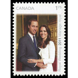 canada stamp 2465 catherine middleton and prince william 1 75 2011