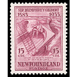 newfoundland stamp 222 gilbert on the squirrel 15 1933