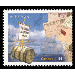 canada stamp 2468 winter magdalen mail 59 2011