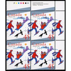 canada stamp 1627 delivering gifts by sled 45 1996 PB UR