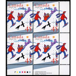 canada stamp 1627 delivering gifts by sled 45 1996 PB LR