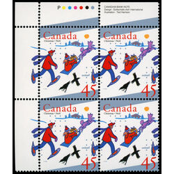 canada stamp 1627i delivering gifts by sled 45 1996 PB UL