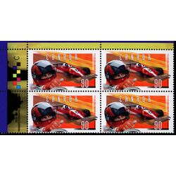 canada stamp 1648 close up of villeneuve with ferrari t 3 in background 90 1997 PB UL