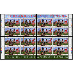 canada stamp 1655 highland games 45 1997 PB SET