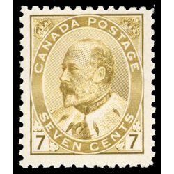 canada stamp 92 edward vii 7 1903 M VFNH 033