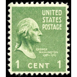 us stamp postage issues 804 george washington 1 1938