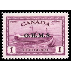 canada stamp o official o10 train ferry 1 00 1949 M XFNH 018