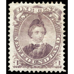 newfoundland stamp 32 edward prince of wales 1 1869 M VFOG 004