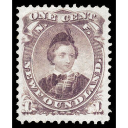 newfoundland stamp 32 edward prince of wales 1 1869 M VF 012