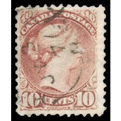 canada stamp 40c queen victoria 10 1877 U F VF 006